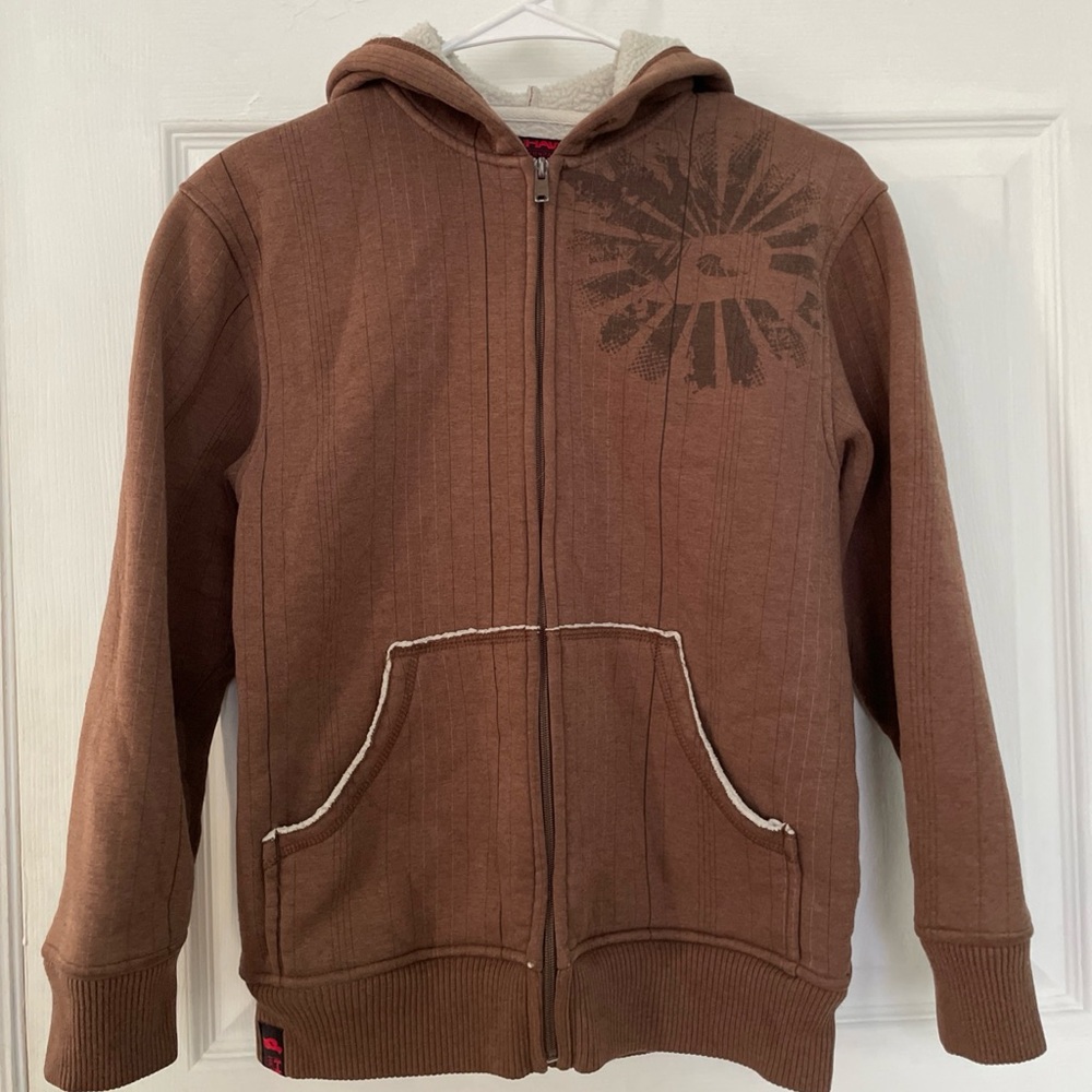 Tony Hawk Brown Kids Hoodie with Graphic